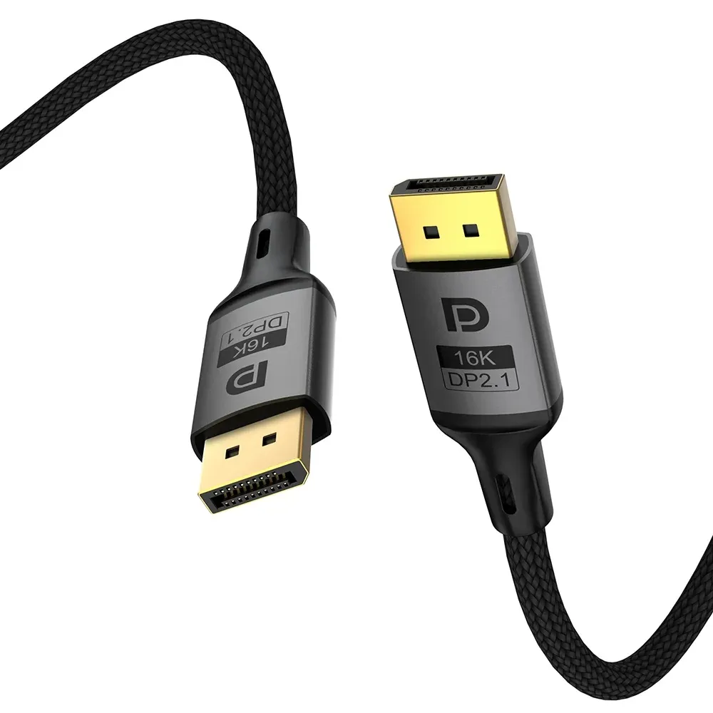 Кабель ColorWay DisplayPort-DisplayPort V2.1 16K 3м, Black (CW-CBDP092-BK) - мініатюра 12