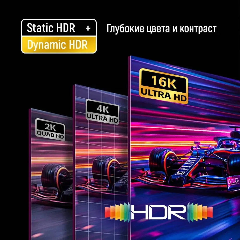 Кабель ColorWay DisplayPort-DisplayPort V2.1 16K 1.5м, Black (CW-CBDP091-BK) - мініатюра 6