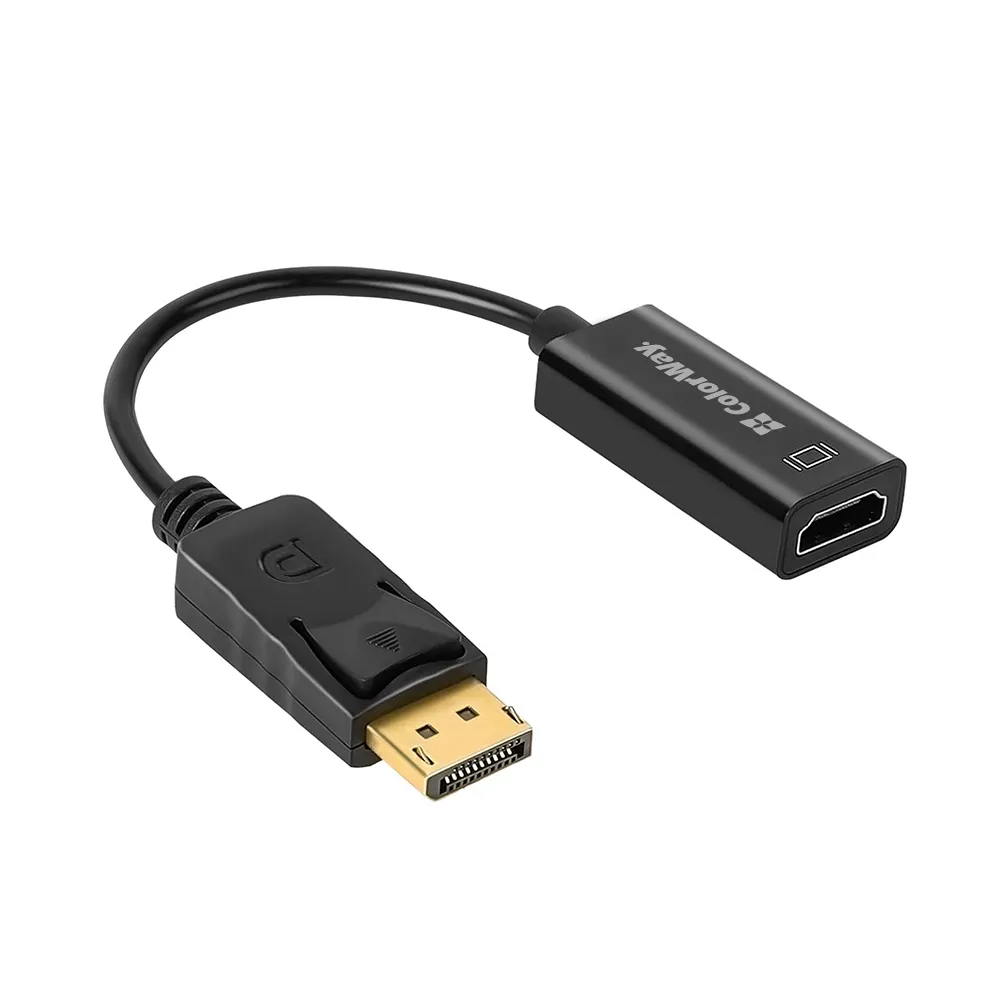Адаптер Colorway DisplayPort - HDMI (M/F) 4K/30 Гц Black (CW-AD-DPHD) - мініатюра 11