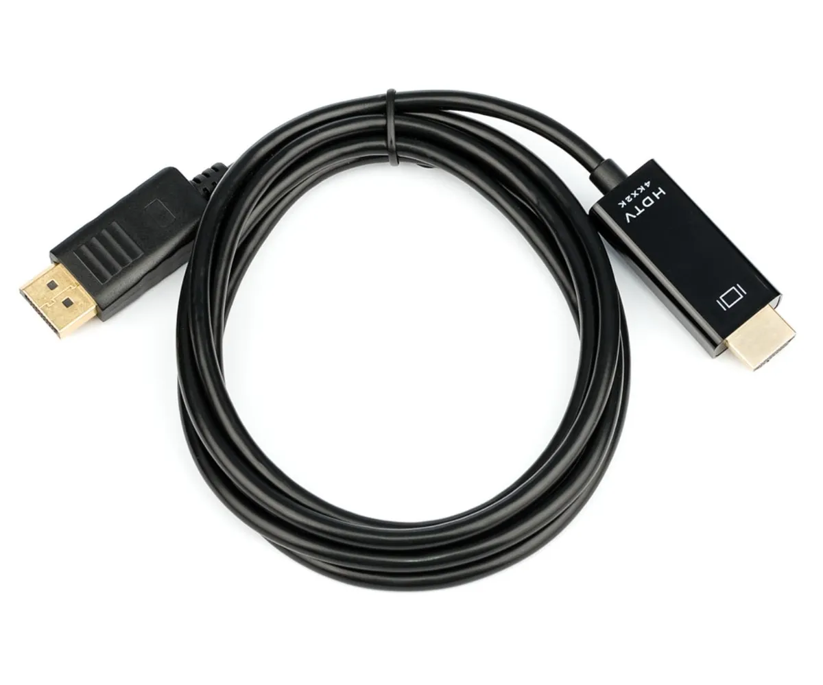 Кабель Atcom DisplayPort - HDMI (M/M), 5 м, Black (50100) пакет - зображення 1