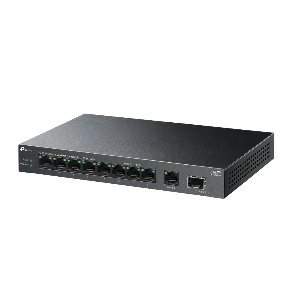 Комутатор TP-Link LS1210GP - мініатюра 2