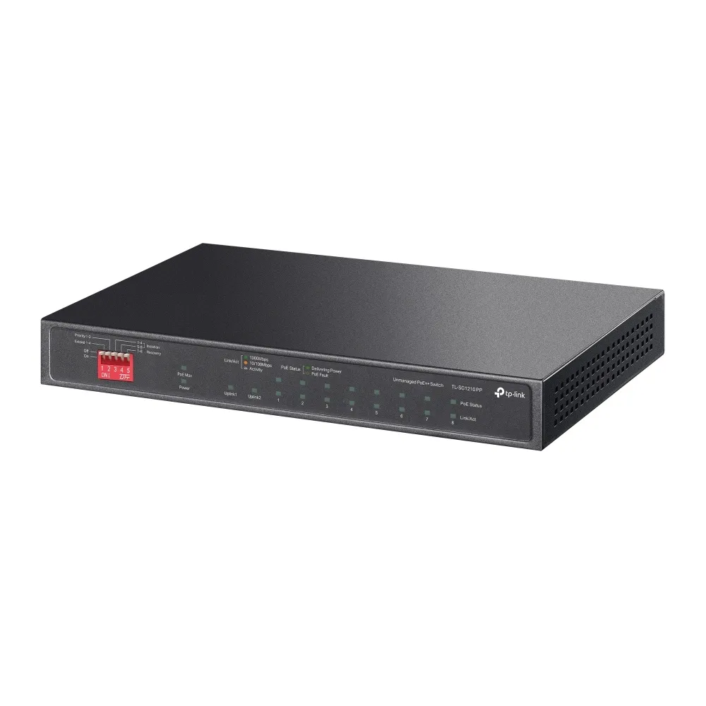 Комутатор TP-Link TL-SG1210PP - мініатюра 4