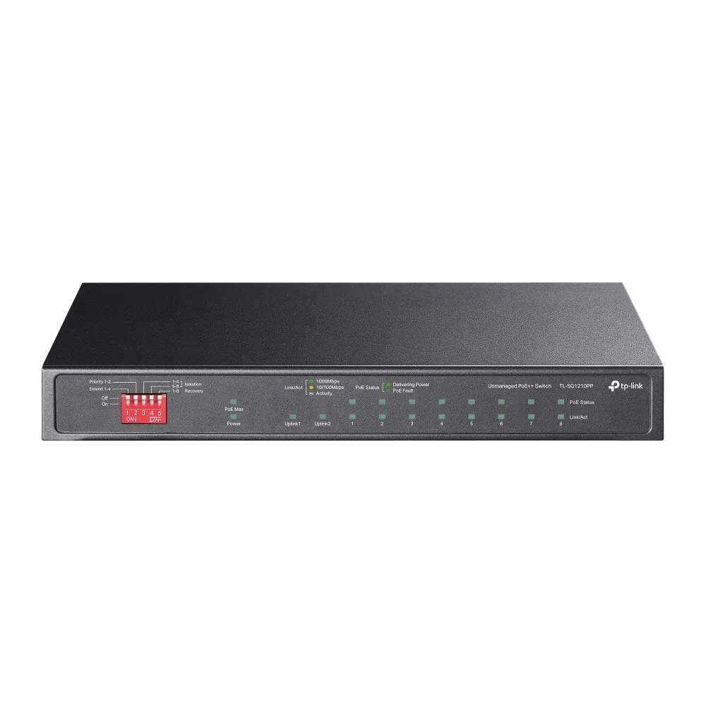 Комутатор TP-Link TL-SG1210PP - мініатюра 6