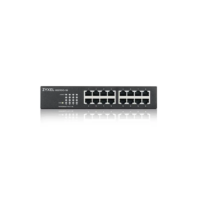 Комутатор ZYXEL GS1100-16 (GS1100-16-EU0104F) - мініатюра 2