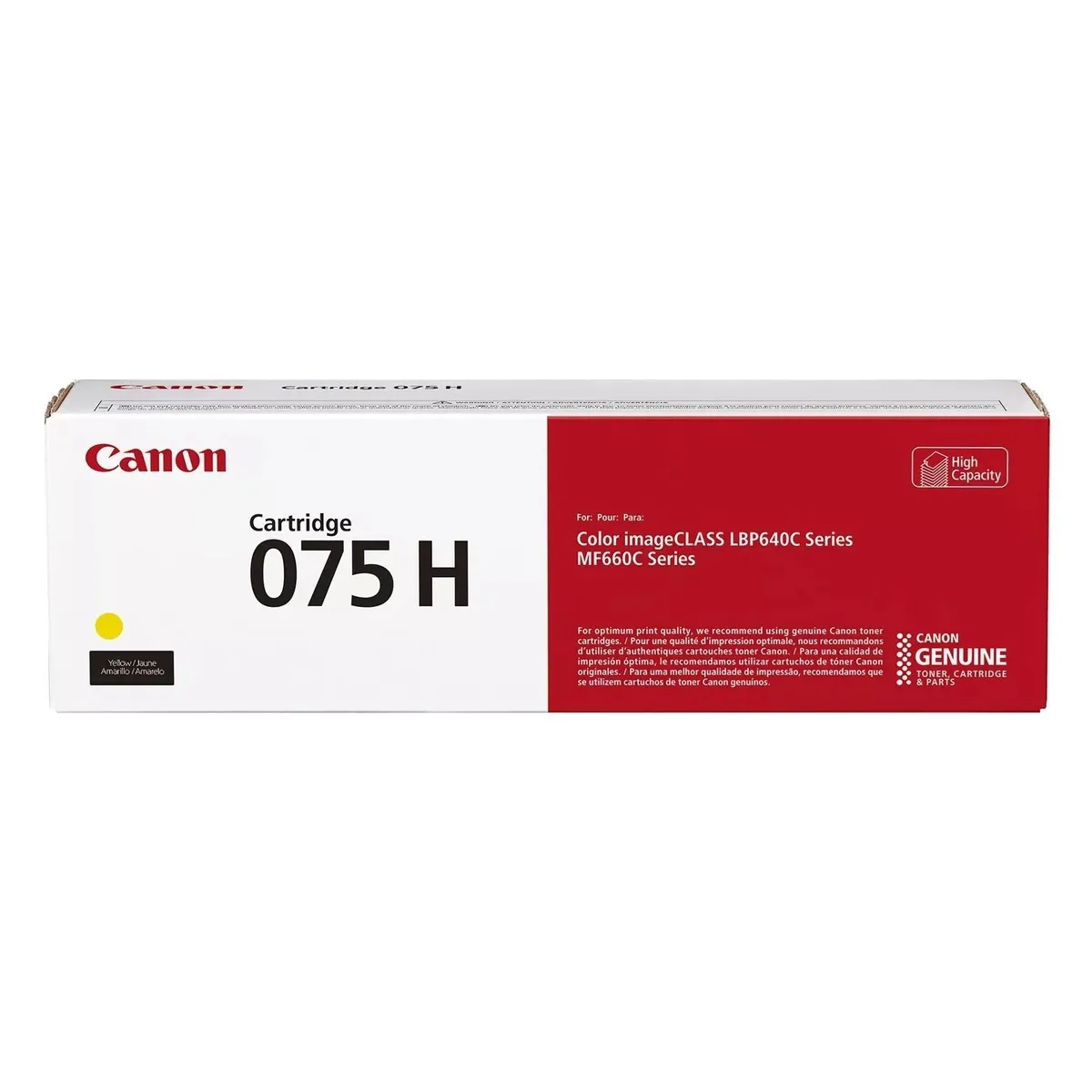 Картридж Canon 075H MF664Cdw/MF667Cdw/LBP646Cdw/LBP647Cdw Yellow (6366C002) - мініатюра 2