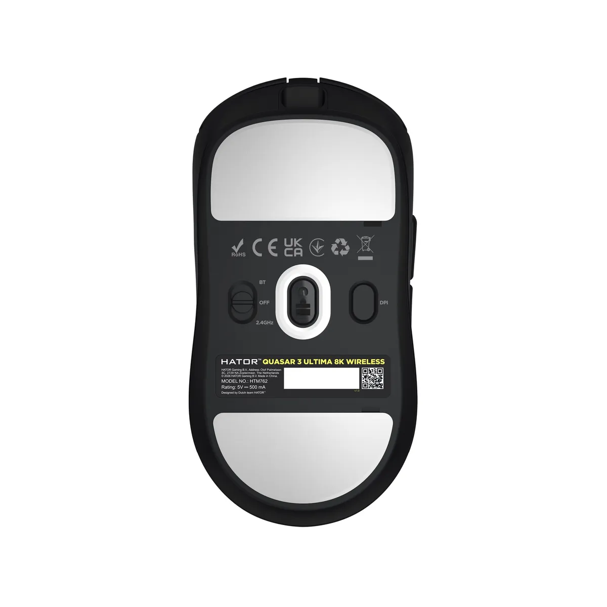 Миша бездротова Hator Quasar 3 Ultima 8K Wireless Black (HTM762) - мініатюра 6
