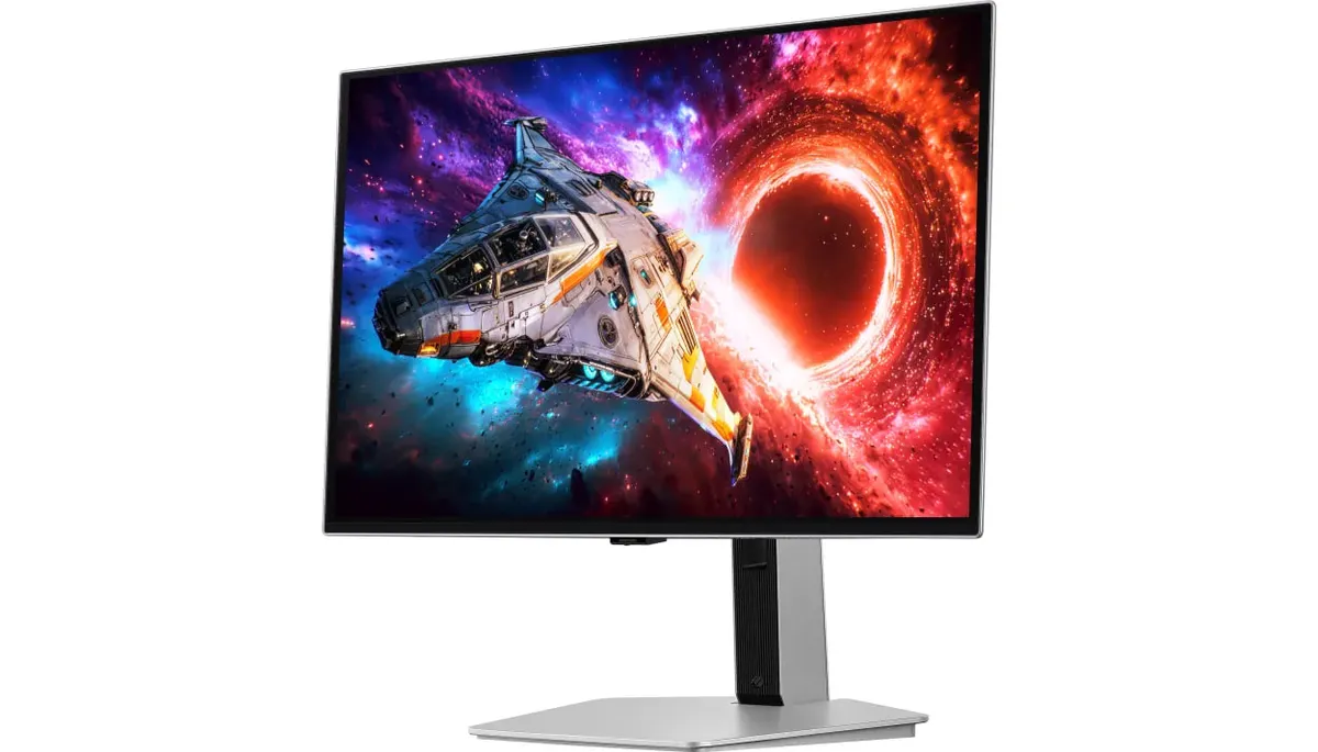 Монiтор Samsung 27" Odyssey Gaming G8 (LS27HG802SIXUA) OLED Silver 240Hz - мініатюра 4