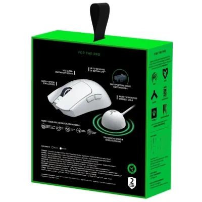 Миша бездротова Razer Viper V4 Pro Wireless White (RZ01-05630200-R3G1) - мініатюра 9