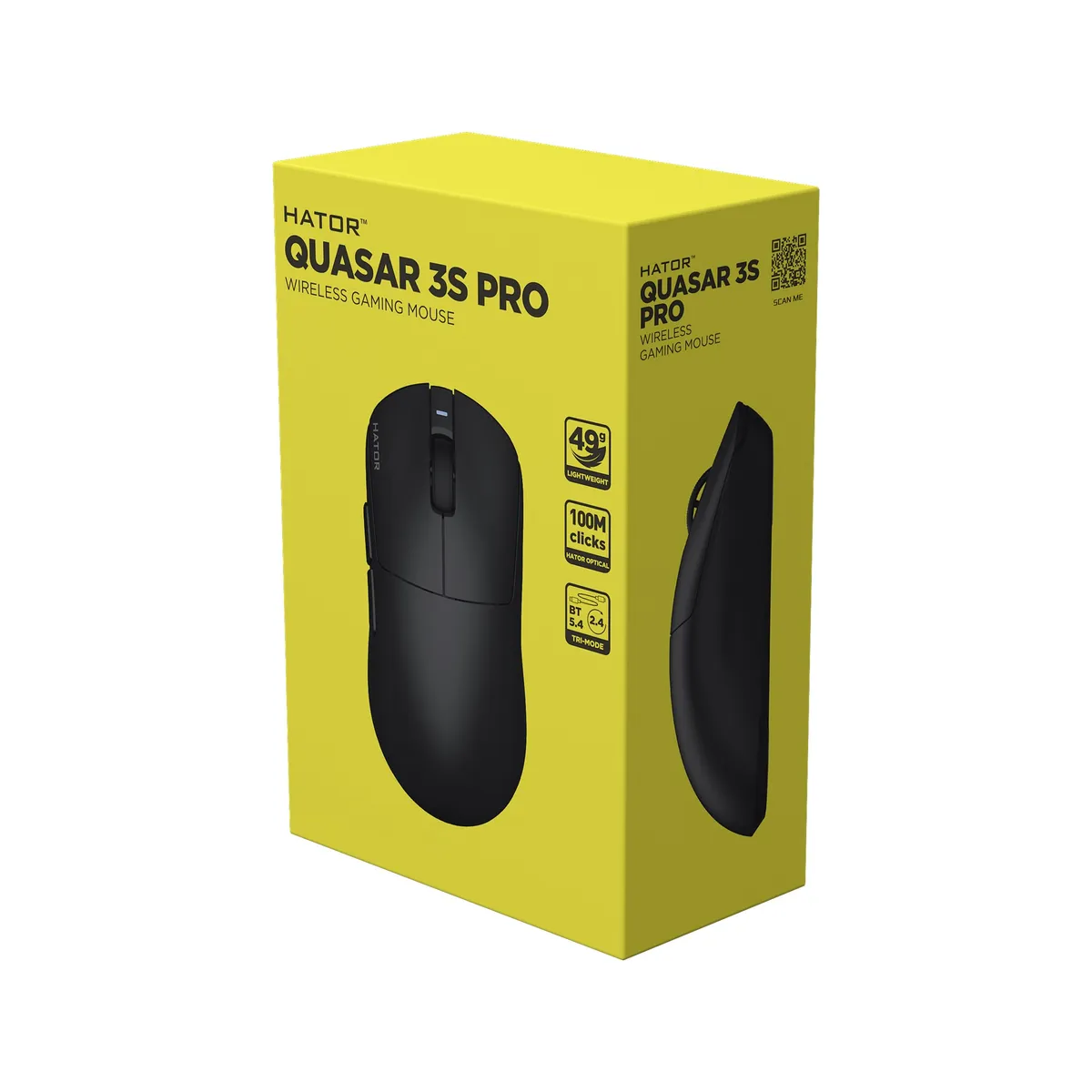 Миша бездротова Hator Quasar 3S Pro Wireless Black (HTM745) - мініатюра 7
