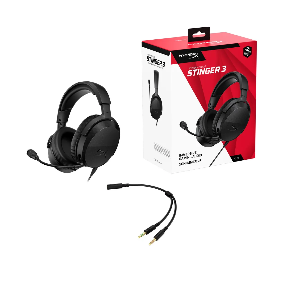 Гарнітура HyperX Cloud Stinger 3 Wired Black (BS1T5AA) - мініатюра 15