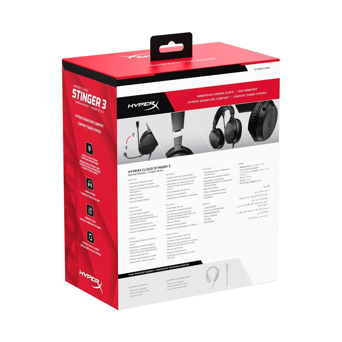 Гарнітура HyperX Cloud Stinger 3 Wired Black (BS1T5AA) - мініатюра 17