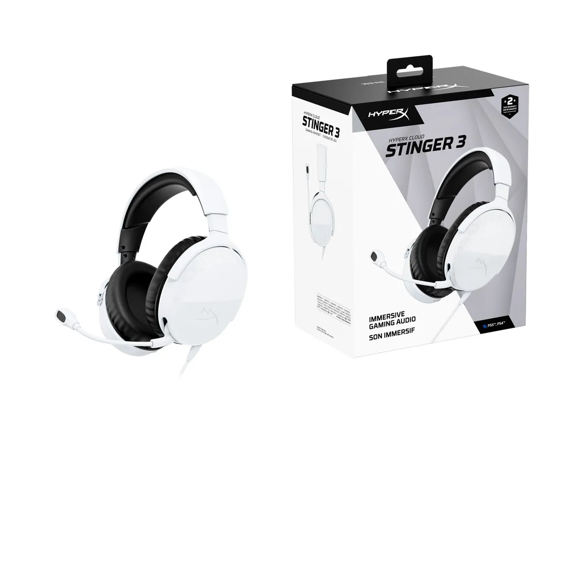 Гарнітура HyperX Cloud Stinger 3 Wired White (BS1T6AA) - мініатюра 14