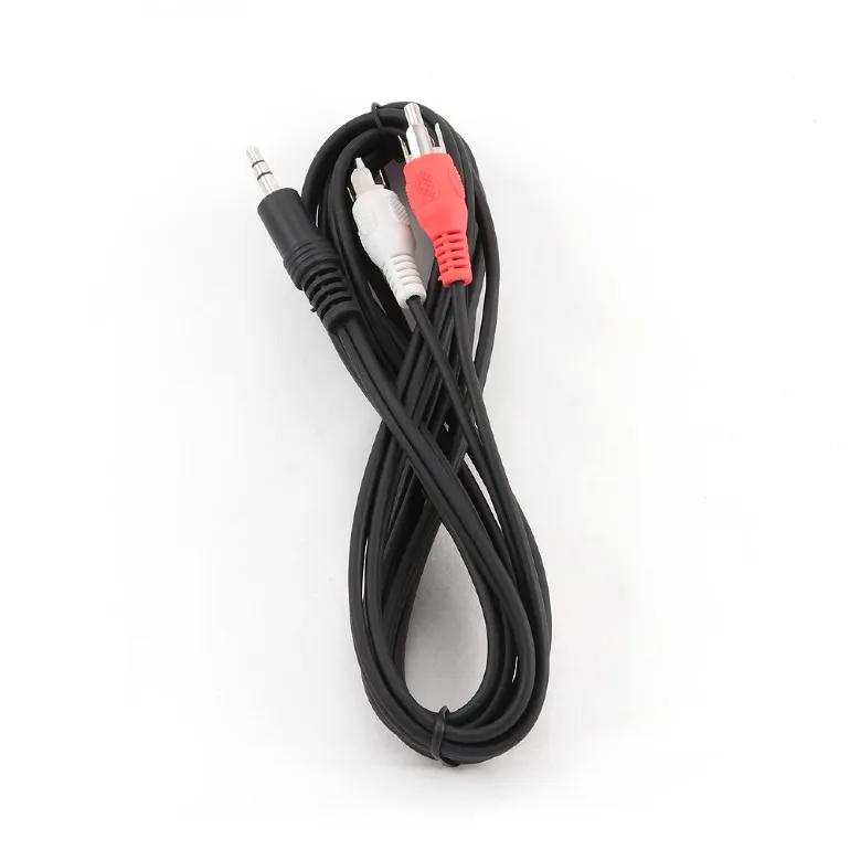 Аудіо-кабель Cablexpert 3.5 мм - 2хRCA (M/M), 2.5 м, Black (CCA-458-2.5M) - мініатюра 2