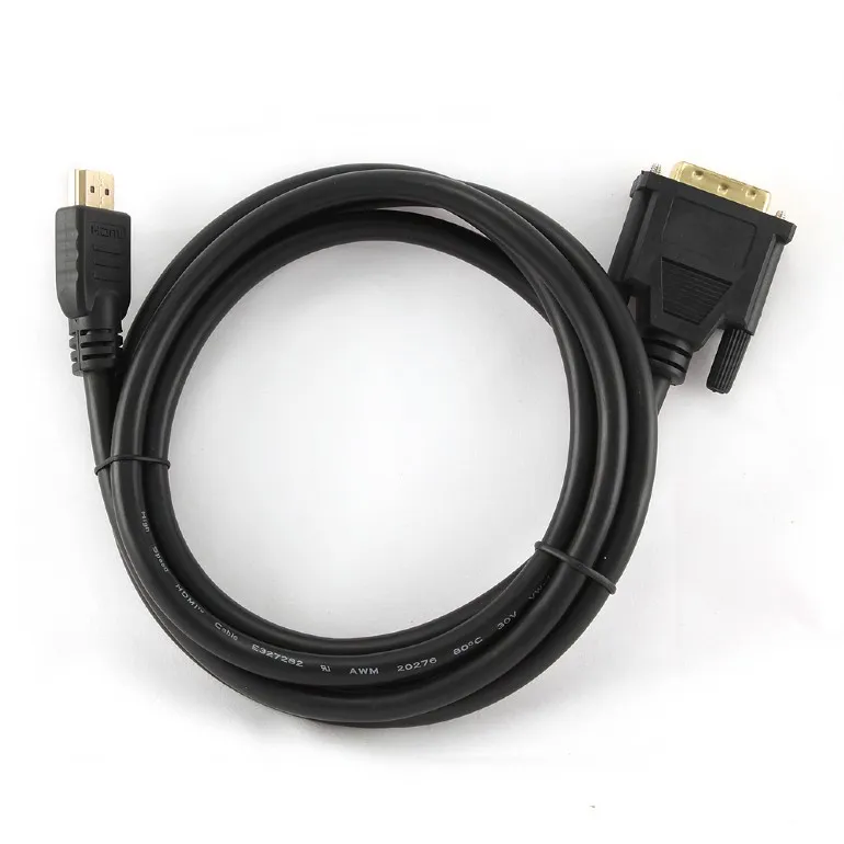 Кабель Cablexpert HDMI - DVI (M/M), 0.5 м, Black (CC-HDMI-DVI-0.5M) - мініатюра 2