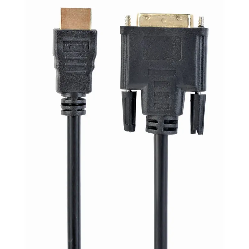 Кабель Cablexpert HDMI - DVI (M/M), 0.5 м, Black (CC-HDMI-DVI-0.5M) - мініатюра 3