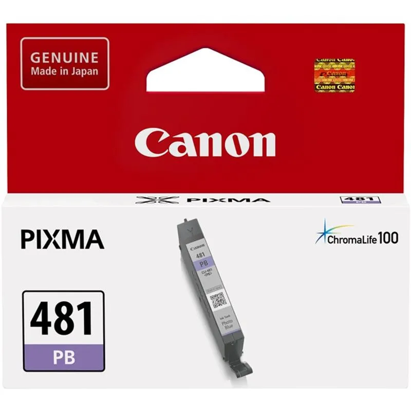 Картридж Canon (CLI-481) Pixma TS6140/8140/9140/TR8540/7540 (2102C001) Photo Blue - зображення 1