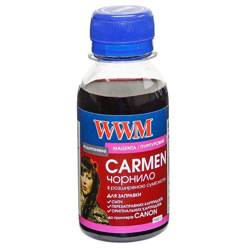 Чорнило WWM Canon Universal Carmen Magenta (CU/M-2) 100г - зображення 1