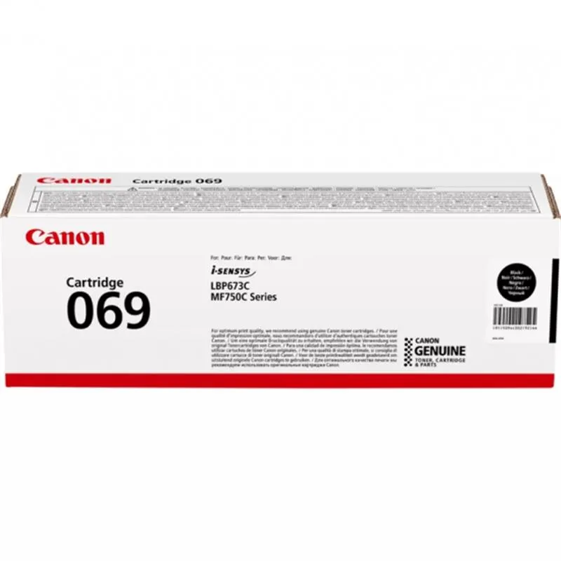 Картридж Canon 069 MF752Cdw/MF754Cdw/LBP673Cdw Black (5094C002) - мініатюра 2