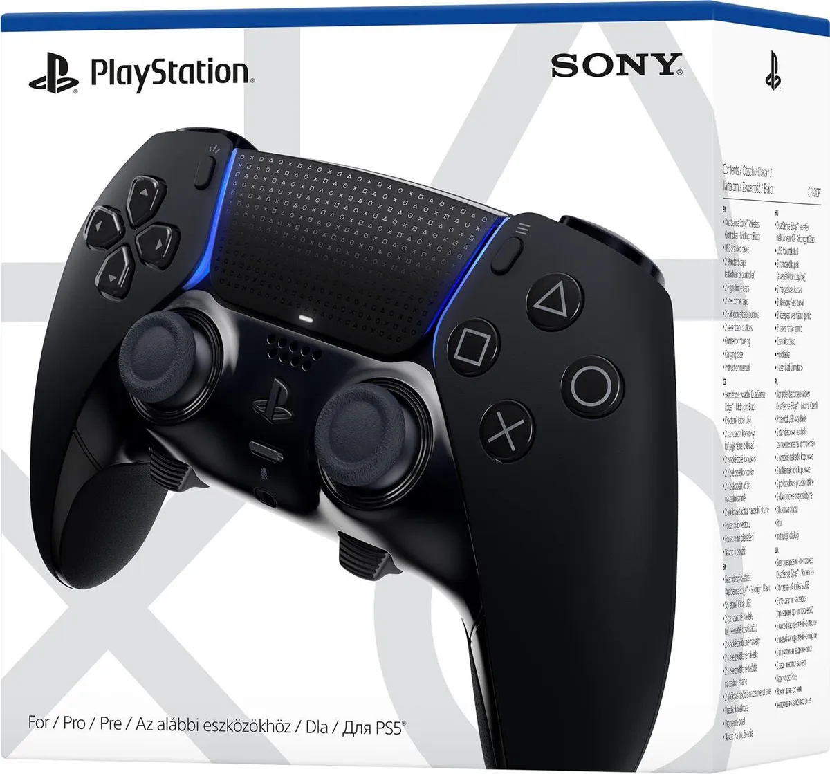 Геймпад бездротовий Sony PlayStation 5 DualSense Edge Midnight Black (1000045048) - мініатюра 5