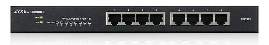 Комутатор ZYXEL GS1900-8 (GS1900-8-EU0102F) - зображення 1