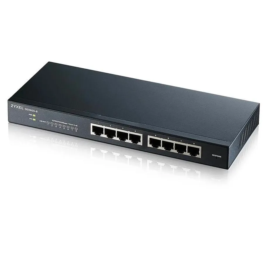 Комутатор ZYXEL GS1900-8 (GS1900-8-EU0102F) - мініатюра 3