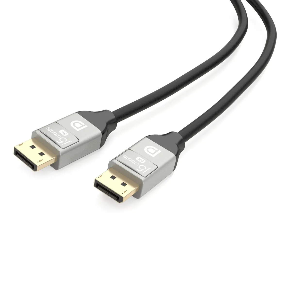Кабель J5create DisplayPort - DisplayPort, 2м, Black (JDC43-N) - зображення 1