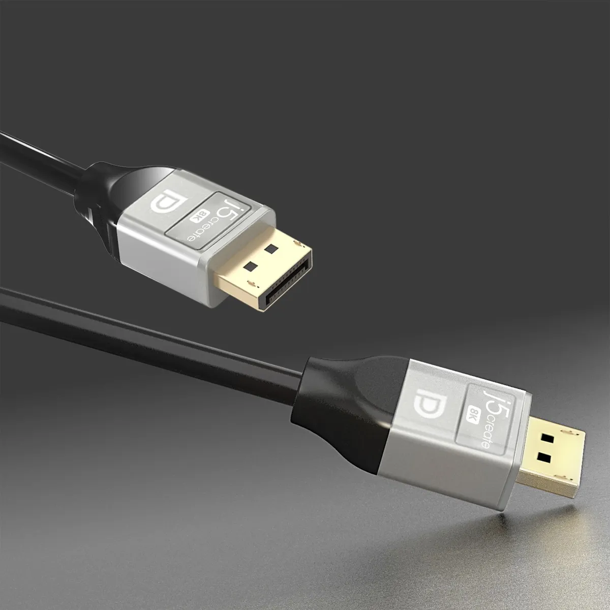 Кабель J5create DisplayPort - DisplayPort, 2м, Black (JDC43-N) - мініатюра 3