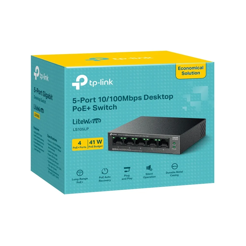 Комутатор TP-Link LS105LP - зображення 1