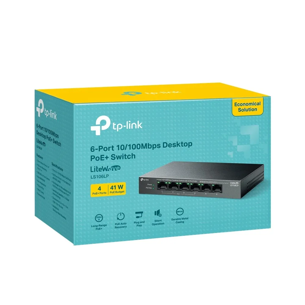 Комутатор TP-Link LS106LP - зображення 1