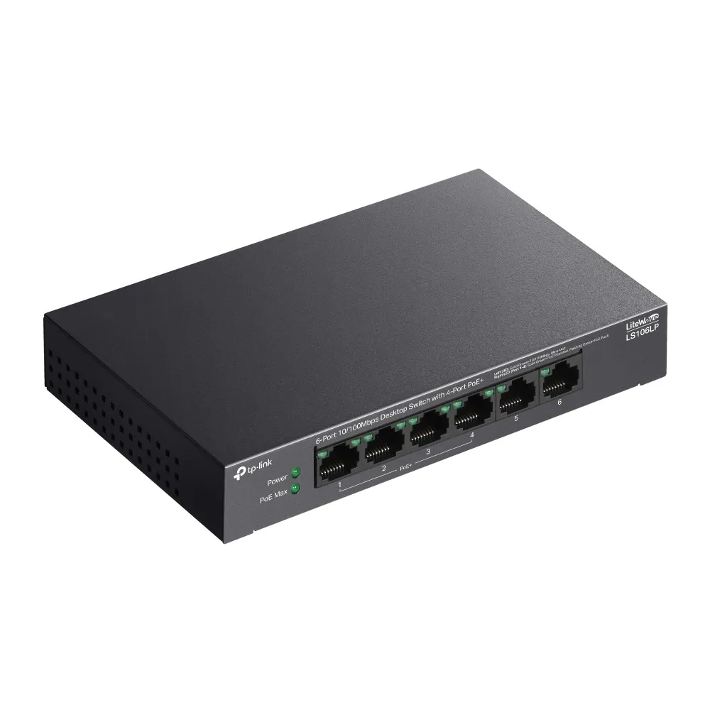 Комутатор TP-Link LS106LP - мініатюра 3