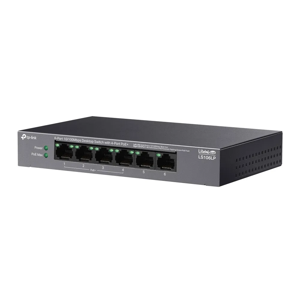 Комутатор TP-Link LS106LP - мініатюра 4