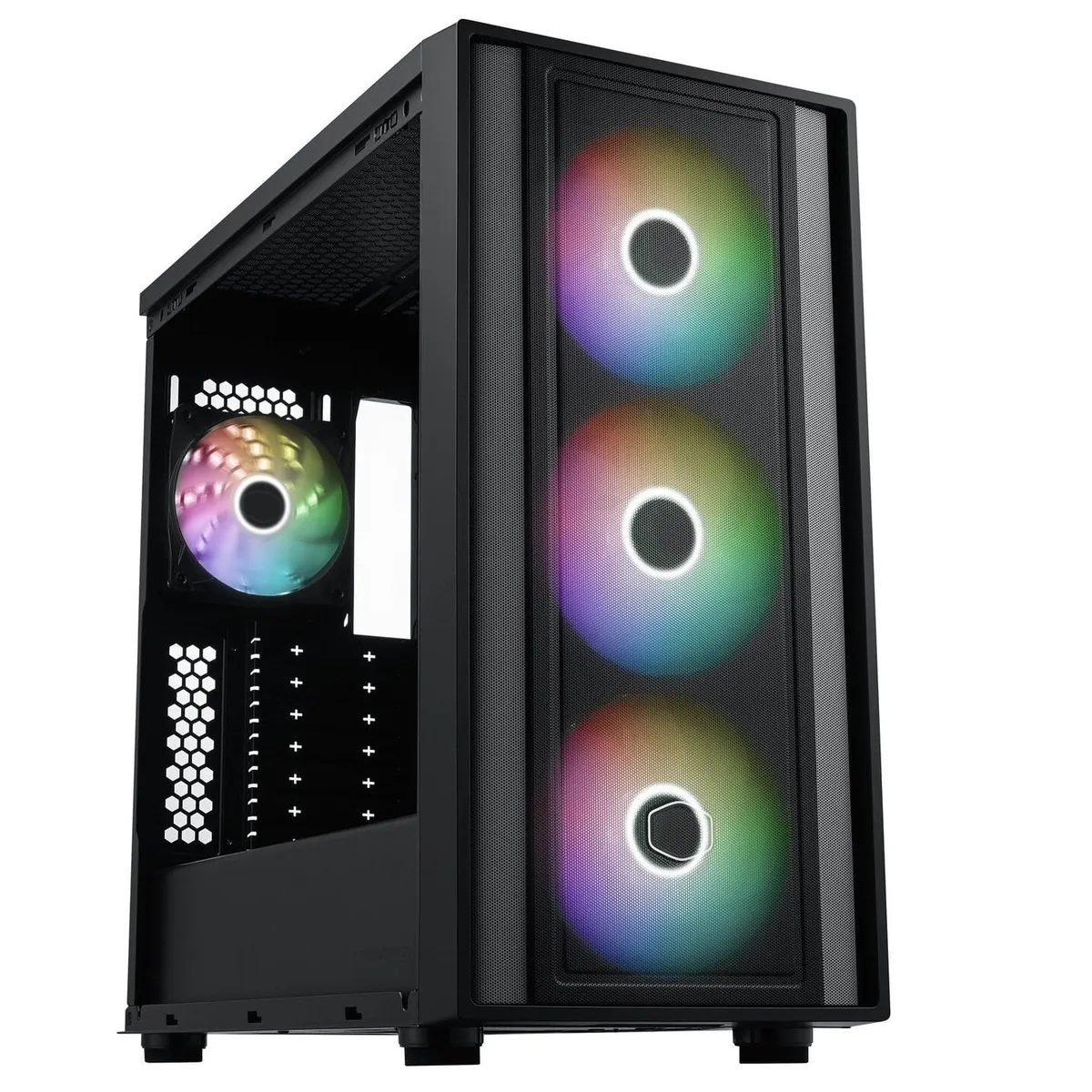 Корпус CoolerMaster MasterBox 600 Black (MB600-KGNN-S00) - мініатюра 2