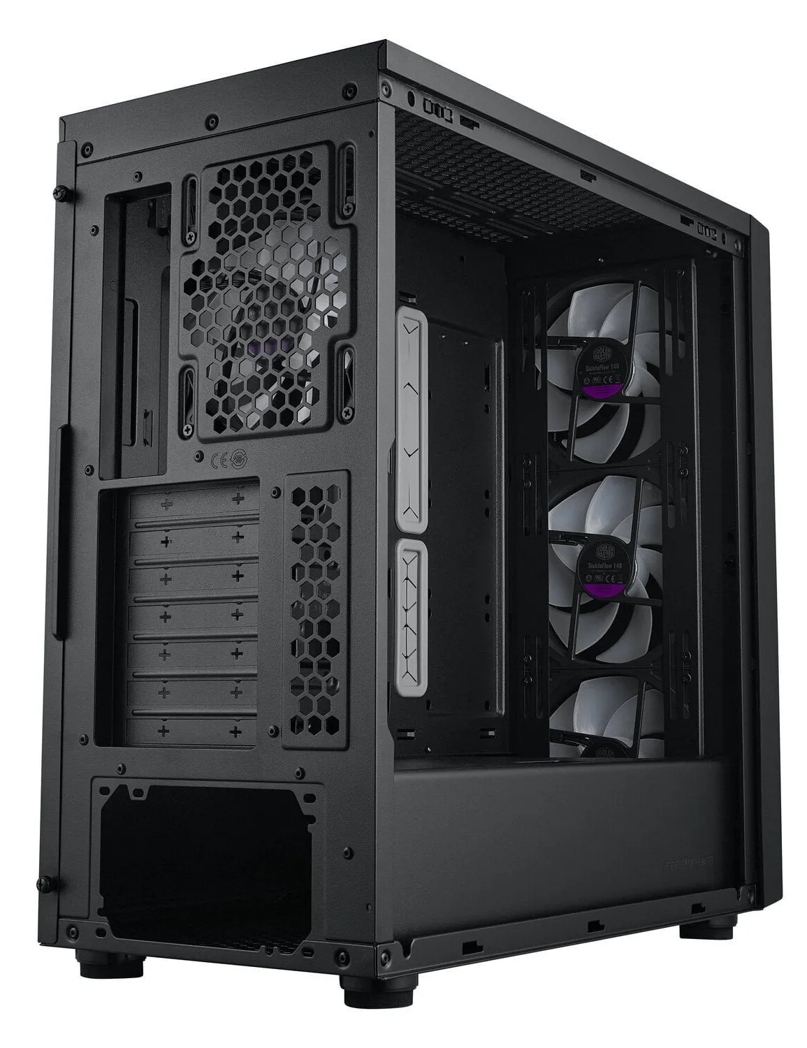 Корпус CoolerMaster MasterBox 600 Black (MB600-KGNN-S00) - мініатюра 4