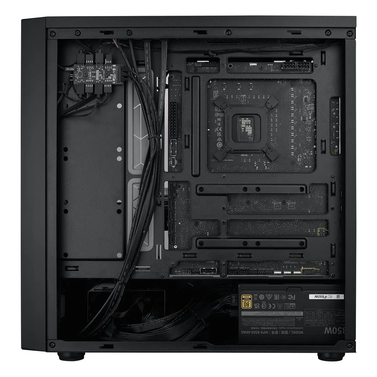 Корпус CoolerMaster MasterBox 600 Black (MB600-KGNN-S00) - мініатюра 8