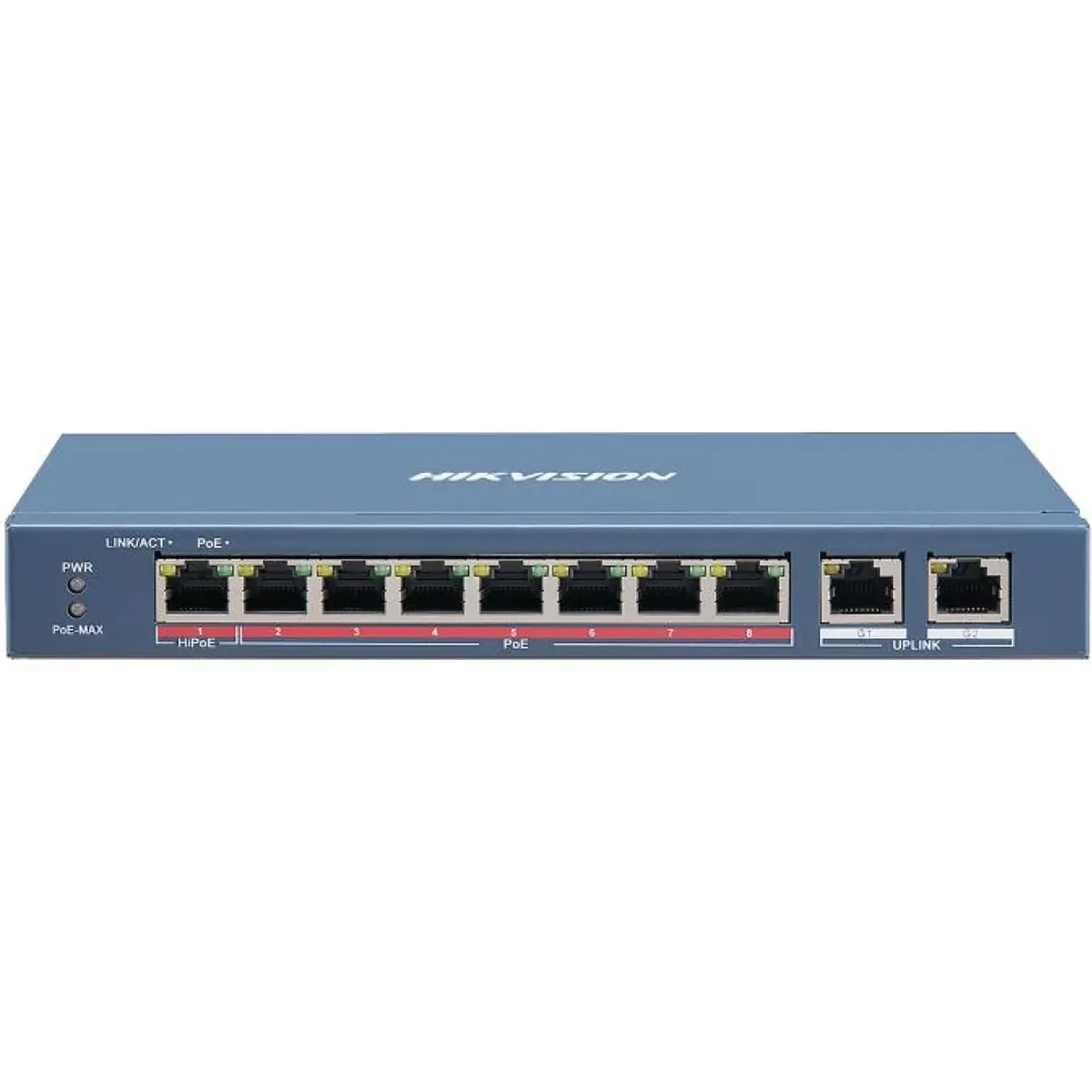 Комутатор Hikvision DS-3E0310HP-E(C) POE - мініатюра 2