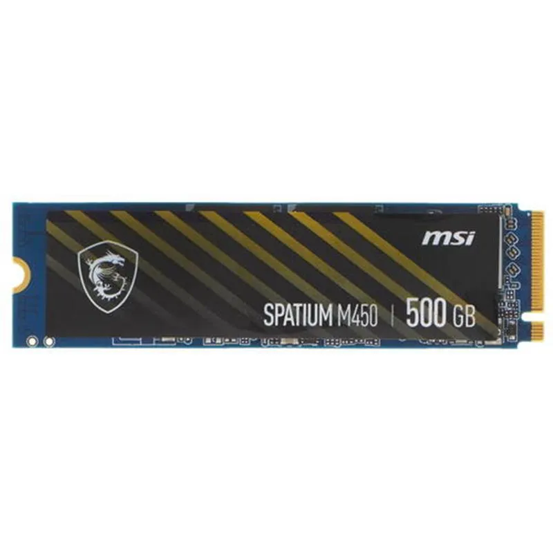Накопичувач SSD 500GB MSI Spatium M452 M.2 2280 PCIe 4.0 x4 NVMe 3D NAND TLC (S78-440K210-P83)