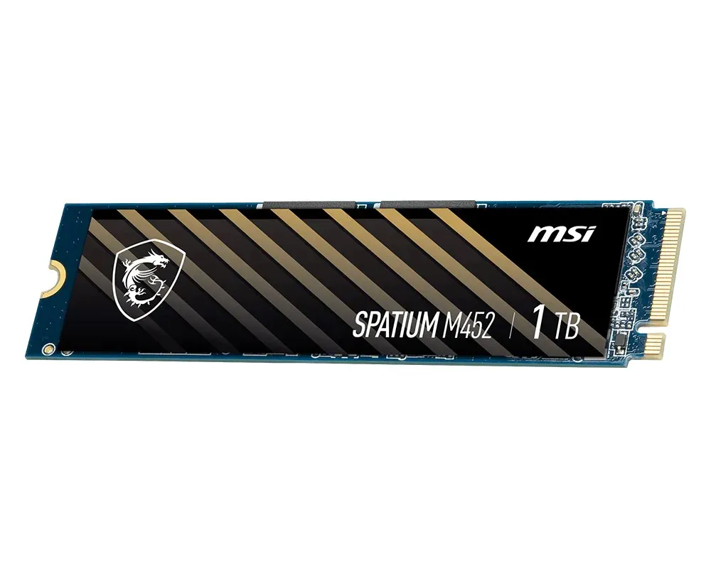 Накопичувач SSD 1TB MSI Spatium M452 M.2 2280 PCIe 4.0 x4 NVMe 3D NAND TLC (S78-440L970-P83) - зображення 1