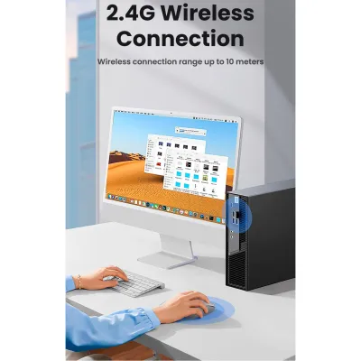 Маніпулятор миша UGREEN MU105 2.4G Wireless Mouse Moonlight Gray (UGR-90669) - мініатюра 9