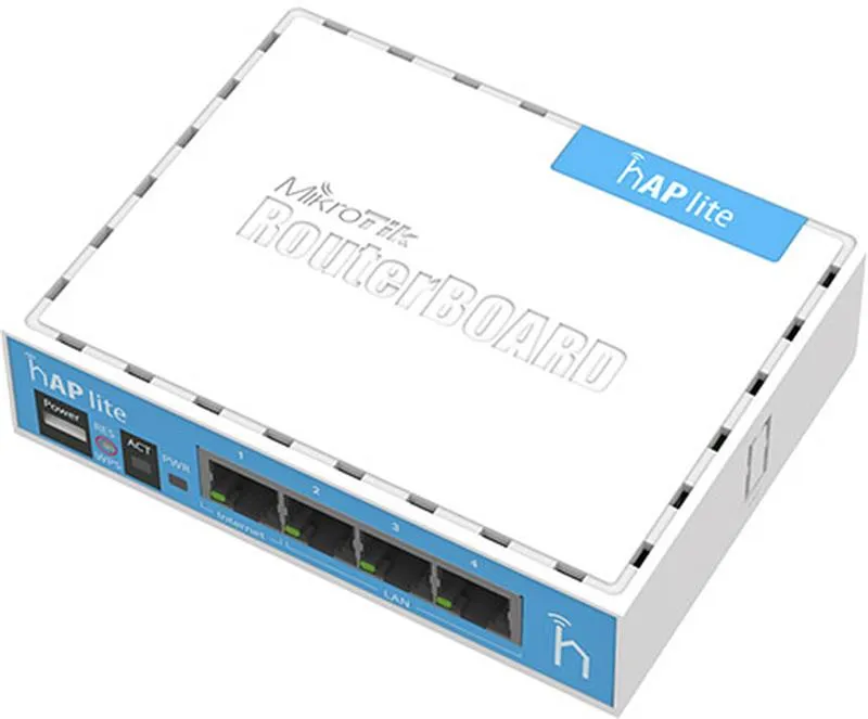 Бездротовий маршрутизатор Mikrotik hAP lite (RB941-2ND) - зображення 1