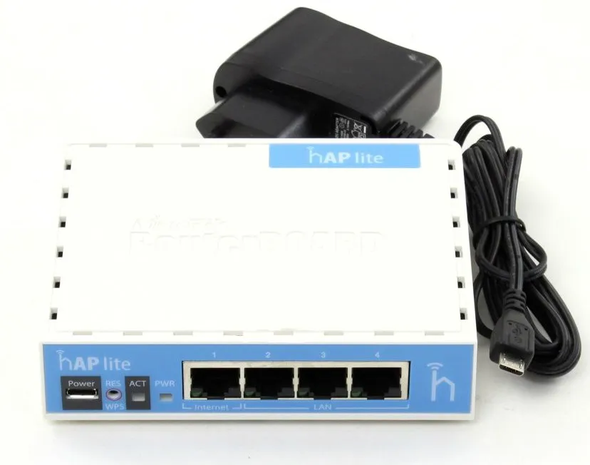Бездротовий маршрутизатор Mikrotik hAP lite (RB941-2ND) - мініатюра 6