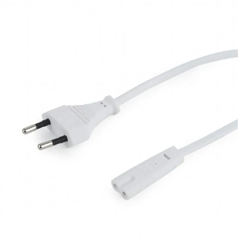 Кабель живлення Cablexpert (PC-184/2-W) CEE7/16-C7, 1.8 м, білий - зображення 1