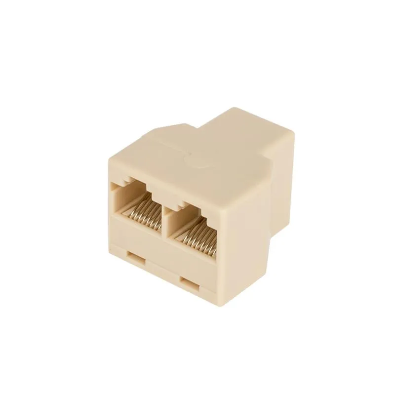 Розгалужувач порту RJ45 Atcom 8P8C- RJ-45 1 port to 2 port (12450) - зображення 1