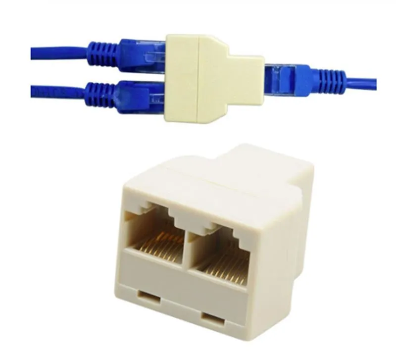 Розгалужувач порту RJ45 Atcom 8P8C- RJ-45 1 port to 2 port (12450) - мініатюра 3