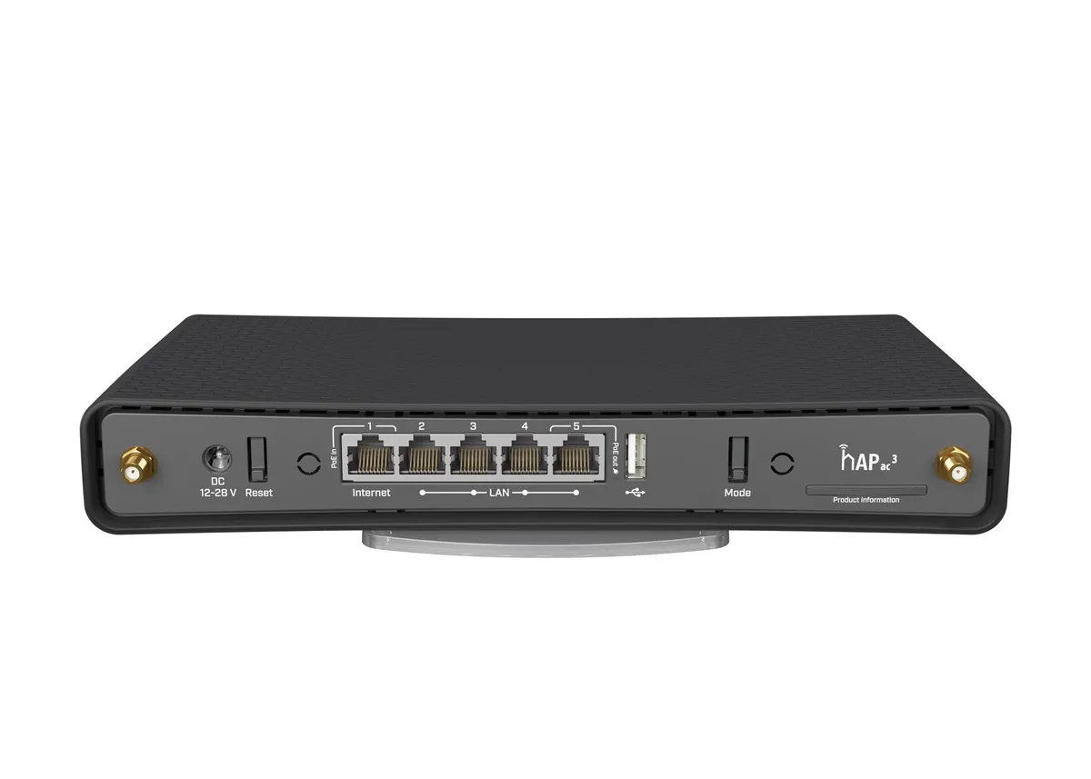 Бездротовий маршрутизатор Mikrotik hAP AC3 (RBD53iG-5HacD2HnD) - мініатюра 4