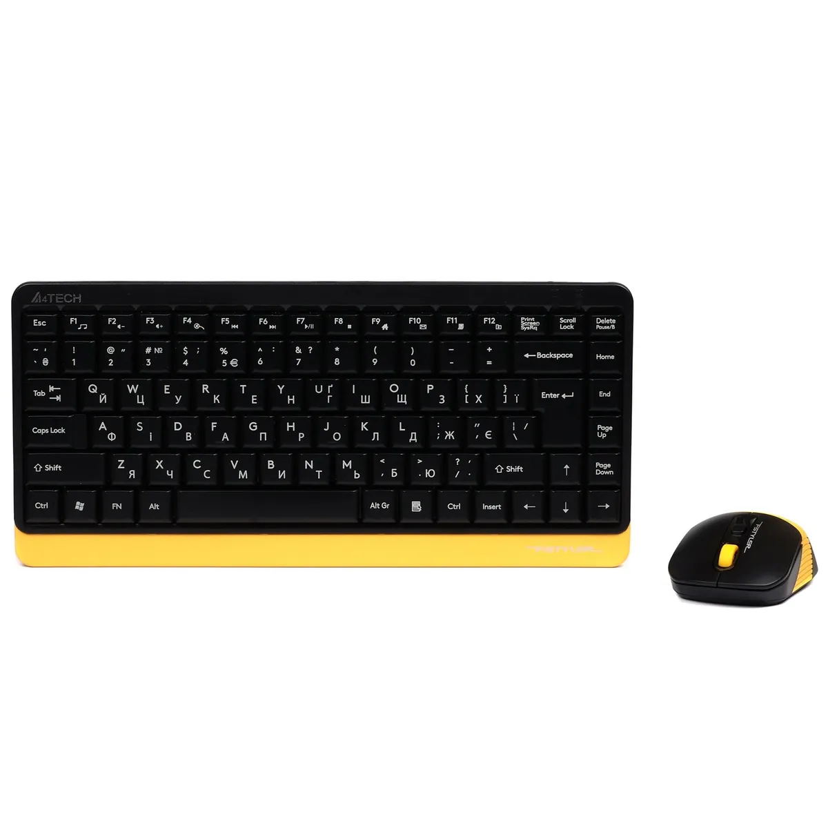 Комплект (клавіатура, миша) бездротовий A4Tech FG1110 Bumblebee USB - мініатюра 7