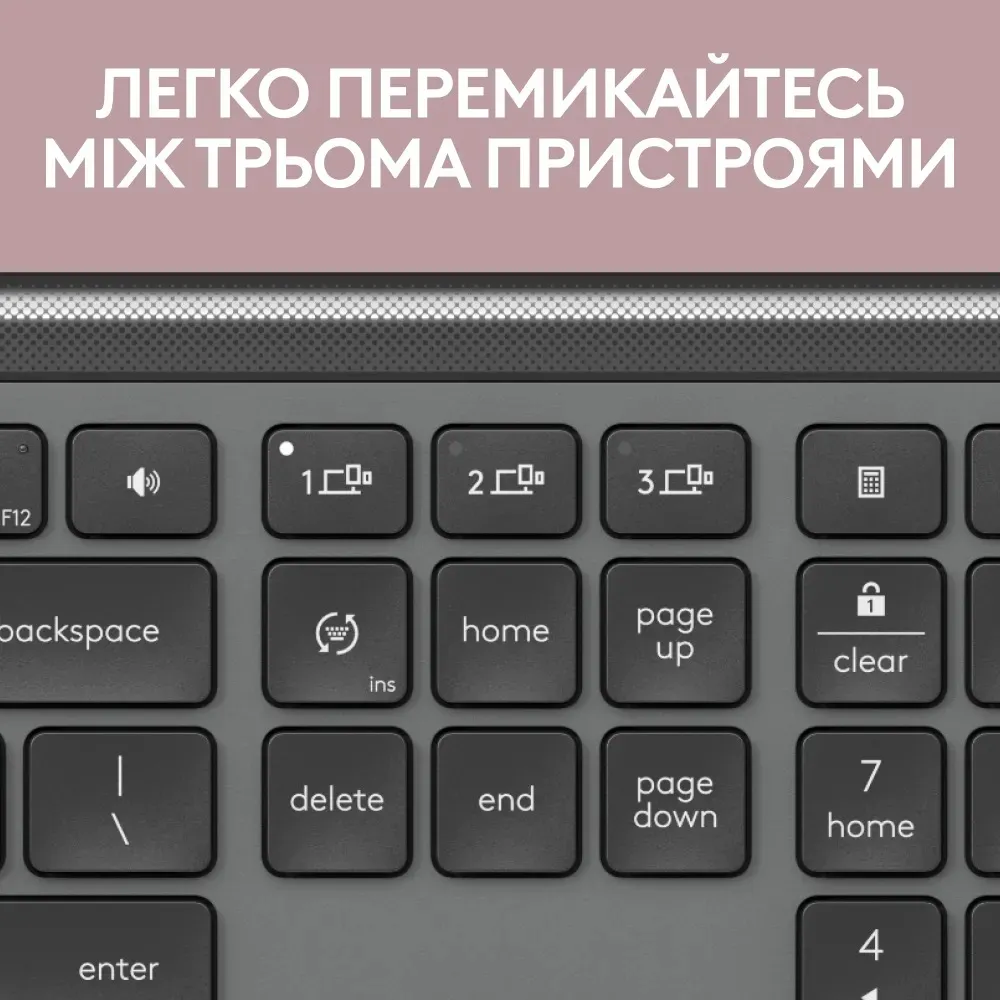 Комплект (клавіатура, миша) бездротовий Logitech Signature Slim Combo MK950 for Business Graphite (920-012508) - мініатюра 7