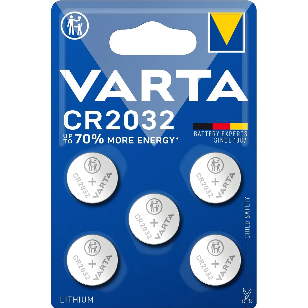 Батарейка Varta CR2032 BL 5 шт - зображення 1