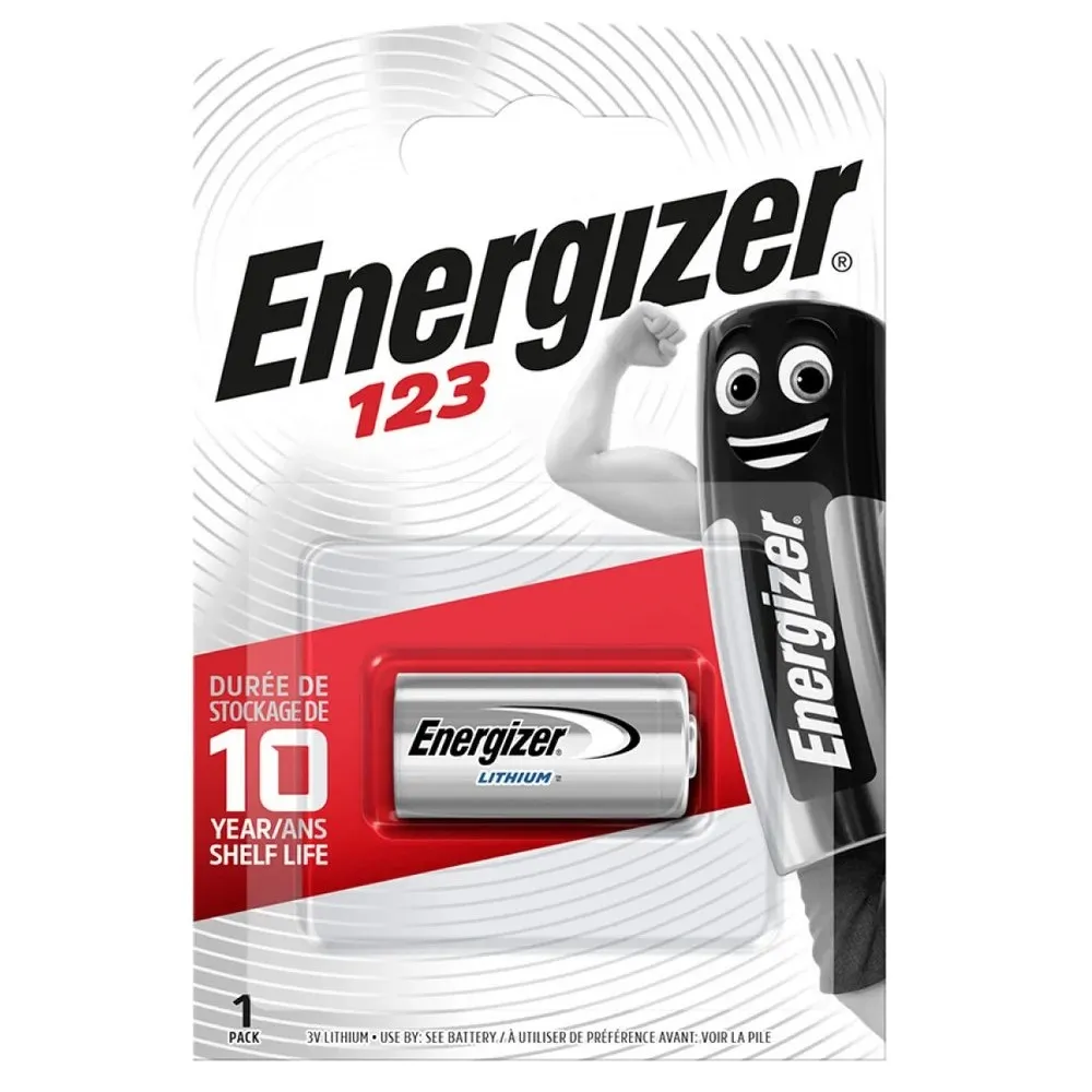 Батарейка Energizer CR123A Lithium BL 1шт - зображення 1