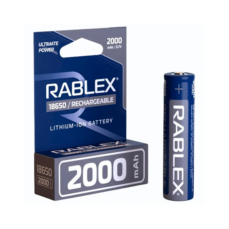 Акумулятор Rablex 18650 Li-Ion 2000mAh - зображення 1