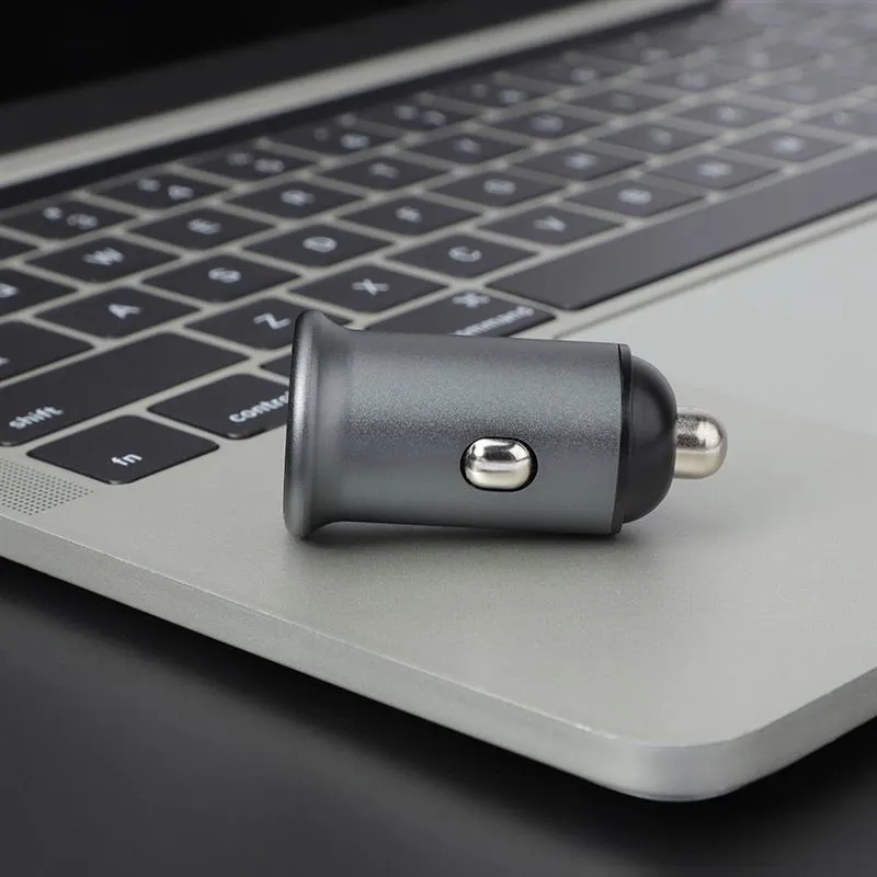 Автомобільний зарядний пристрій ColorWay (2USBx3A, 38W) Power Delivery Port+QC3.0 Gray (CW-CHA029PD-GR) - мініатюра 7